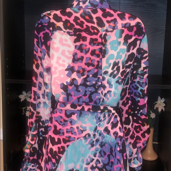 Bebe Leopard Shirt Dress👗 - Picture 7 of 16